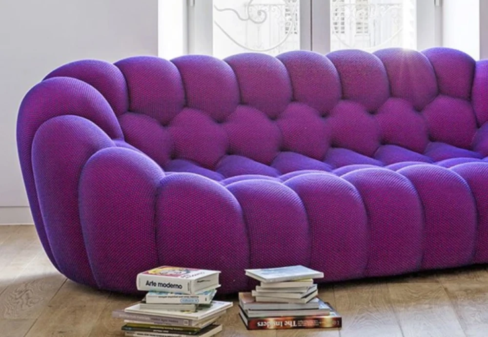 blue bubble couch